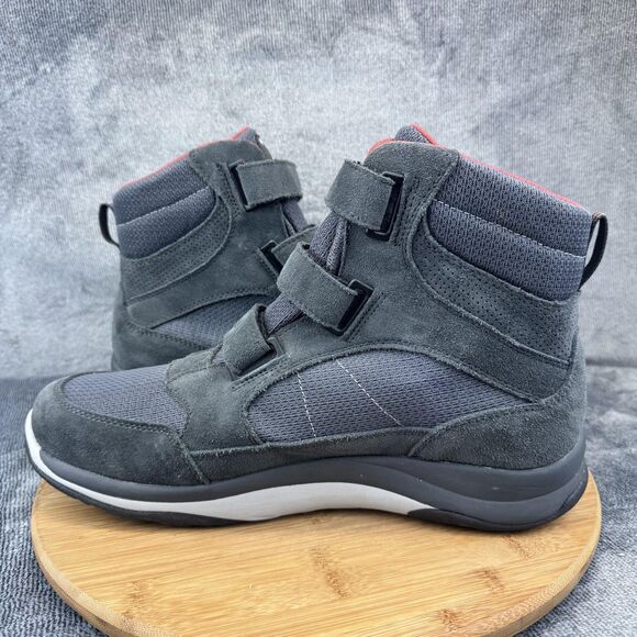 L.L.Bean Boots Mens Size 11 Gray Hook-and-Loop Strap Insulated PrimaLoft Winter - Picture 7 of 10